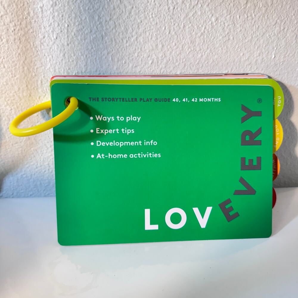Lovevery The Storyteller Play Guide Montessori Activity Book 40-42 Months